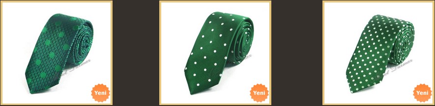 yesil-puantiyeli-ince-kravat-modelleri